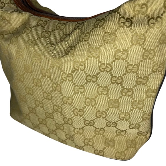 Gucci | Authentic Vintage Signature Monogram Hobo Shoulder Bag Y2K Style - Picture 10 of 17